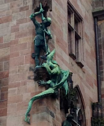 St.Joris en de draak. 