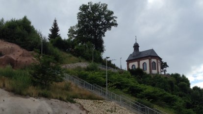 De kapel bij de pelgrimsherberg.