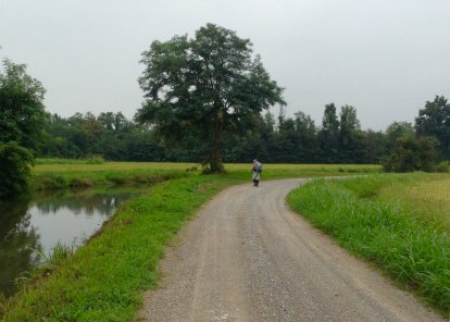 Ongerwaeg naar Santa Cristina e Bissone