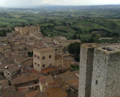 San Gimignano gezien vanuit een toren